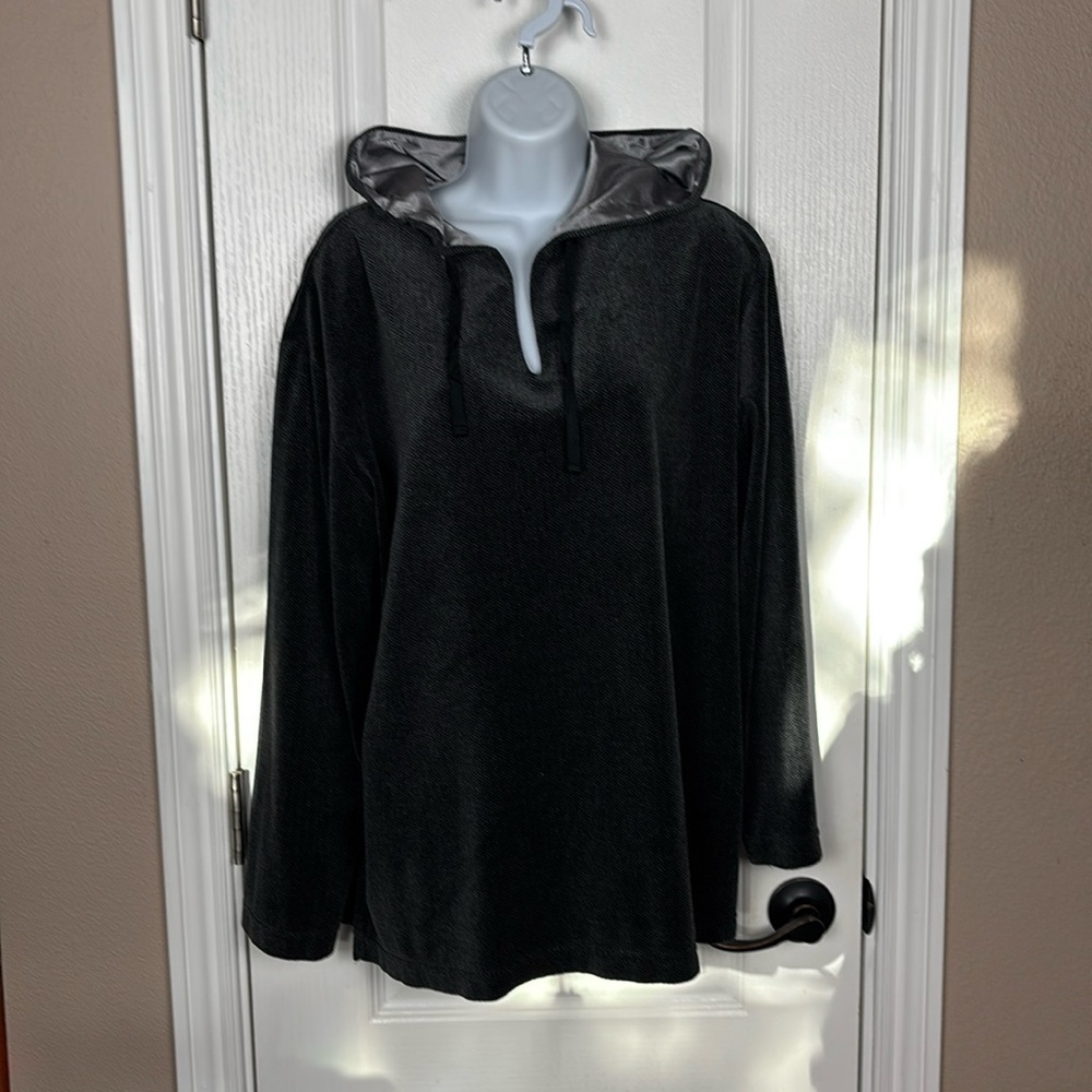 Liz Claiborne Lizsport Women's Pullover Sweatshirt Hoodie Long Sleeve Size XL